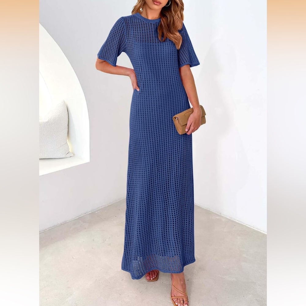 NWT Vacation Resort Wear Eyelet two piece slip dress